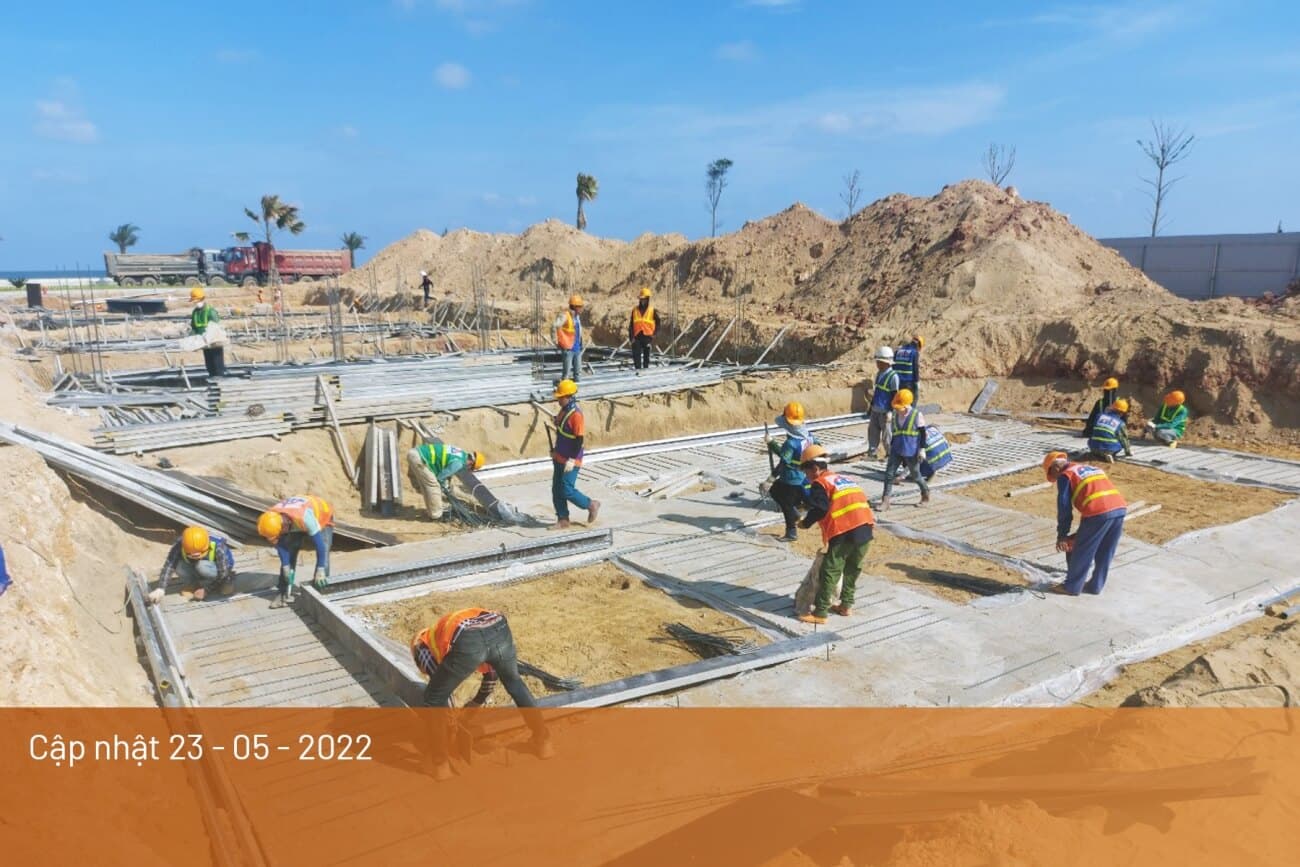 Tiến độ xây dựng Vlasta Sầm Sơn – Tháng 5/2022